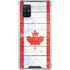 Canada Flag Light Wood Galaxy A51 5G Clear Case